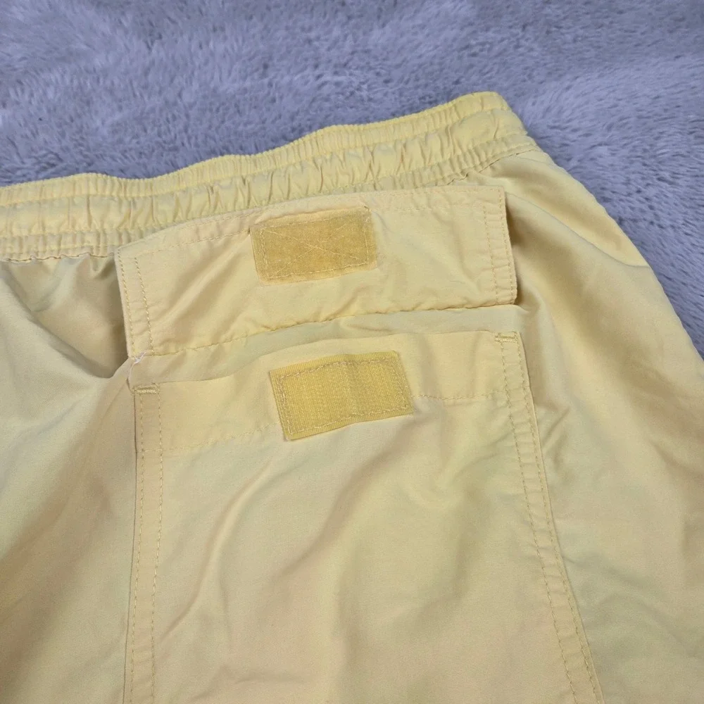 Polo Ralph Lauren Swim Trunks Mens 3XLT Mesh Lined Pony Logo Pockets Yellow Gold